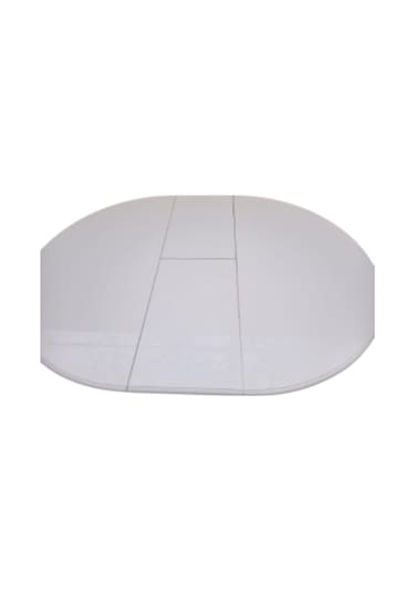 Masa Baba Ihlamur Ağacı Ayak Açılır 100 Cm Ahşap Mdf Parlak Krem Lake Boya Kutuda Sevk El Yapım