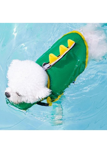 Homyl Tekne Havuzu Için Saplı Mayo Köpek Yüzen Ceket Ile Pet