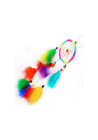 Ruicoo "rüya Kapanı Dekoratif Duvar Süsü - Renkli, 55 Cm, Kötü Rüyaları Engelleyen" Renk