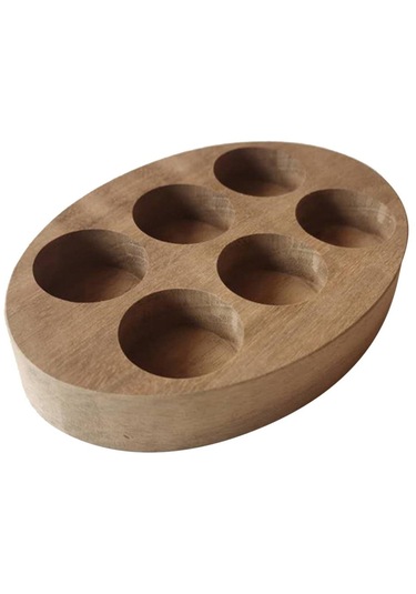 Suntek Uçucu Yağ Ekran Depolama Düzenleyici Raf Ceviz-6-yuva Ceviz 6 Yuva