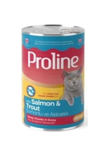 Proline Somonlu Ve Alabalıklı 400 Gr Yetişkin Konserve Kedi Maması