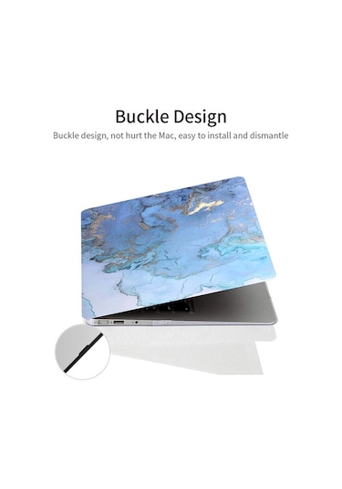 Yunboo Ultra İnce Macbook Uyumlu Pro 13'' Kılıfı - Çizilmelere Karşı Koruma Ve Şık Tasarım Kapaklı Kılıf Kapaklı Kılıf