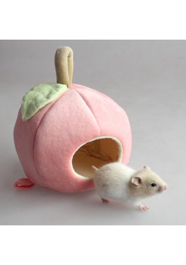 Leezsing Hamster Evi Küçük Evcil Hayvan Yatağı Mini Asılı Yataklar Hamster Sıcak Yatak Mini Ev Hollanda Domuzu Hamster Kirpi Sıçan