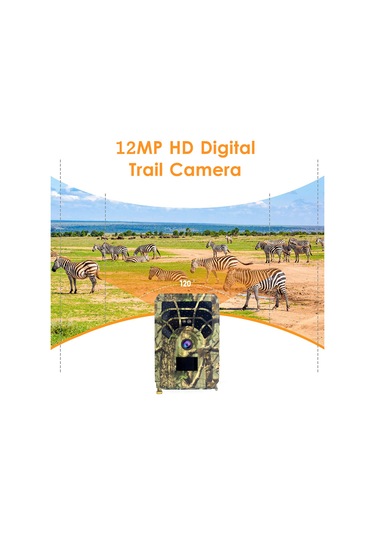 Yifomall "12mp Gece Görüşlü Su Geçirmez Av Kamerası - 46 Ir Led, 0.8s Tetikleme, 32gb Hafıza, Ev Ve Orman Güvenliği İçin" Çok Renkli