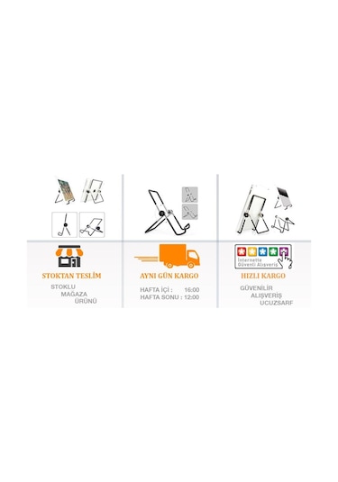 Appa SRF-612 Büyük Metal Tablet Tutucu Stand