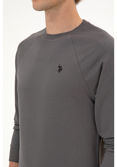 U.s. Polo Assn. Erkek Gri Sweatshirt 50313752-vr024 Gri