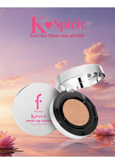 Flormar K-Spirit Cover Up Yüksek Kapatıcı & Uzun Süre Kalıcı Doğal Bitişli Fondöten 003 Lightsnd
