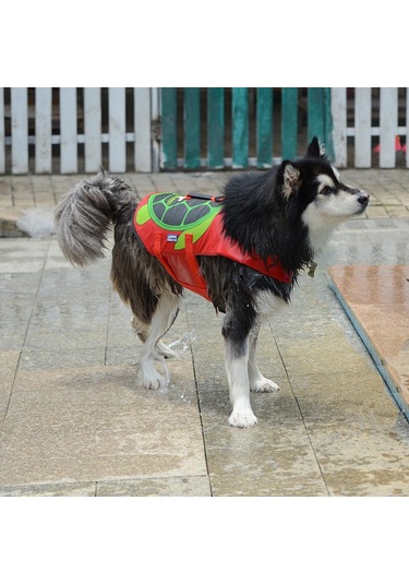 Suntek Pet Köpek Can Yeleği Yüzme Yelek Mayo Kostüm Kaplumbağa-l