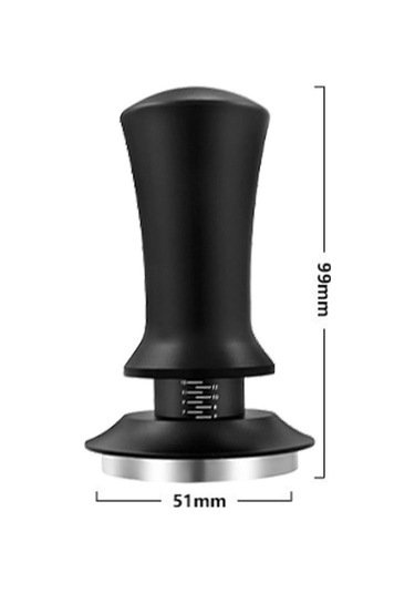 Ayarlanabilir Derinliğe Sahip 51 Mm Kahve Fişi, Dereceli Espresso Yayı, Kalibre Edilmiş Diğer