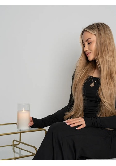 Led Şarj Edilebilir Led Mum Şarj Kablosu İle Birlikte 307836853 Beyaz