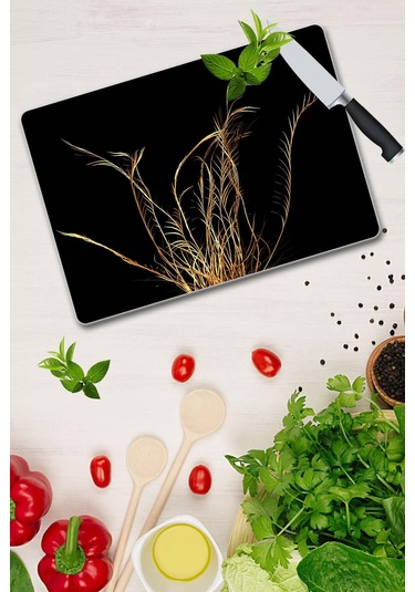 Saban Altın Dal Cam Kesme Tahtası - Cam Kesme Tablası 30 Cm X 4