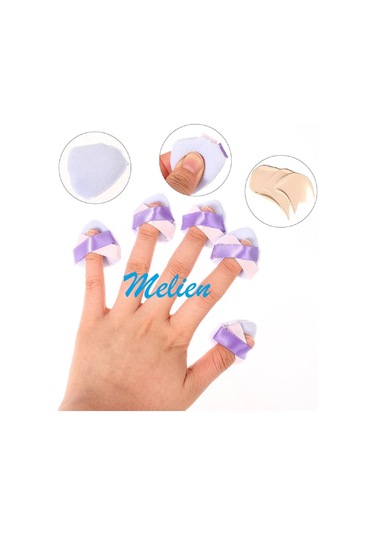 Melien Çift Kurdele Pamuk Yıkanabilir Kadife Puf Bez Makyaj Süngeri