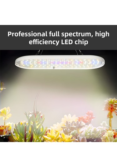 Maiyame 10w Tam Spektrum Bitki Büyüme Lambası - 2h/4h/8h Zamanlayıcı, 4 Seviye Parlaklık Ayarlamalı, Led Sera Ve İç Mekan Bitkileri Için Beyaz 220v Euro Şarjı Beyaz