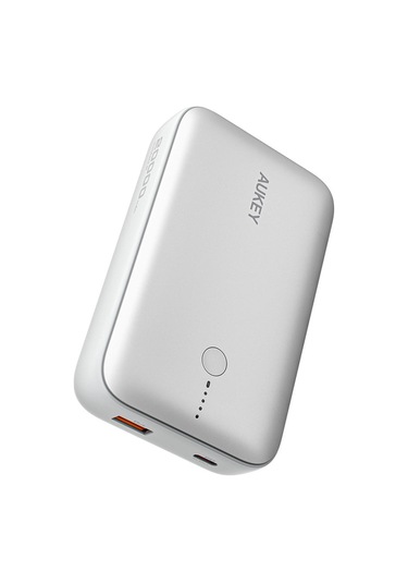 Aukey PB-Y57-WH 22.5 W 20000 mAh PD QC3.0 Type-C USB-A Powerbank Gümüş