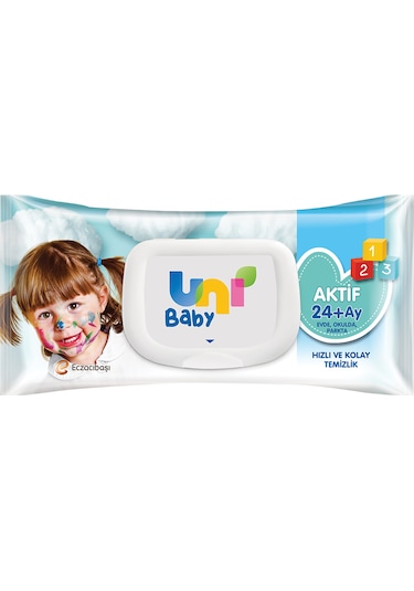 Uni Baby Aktif Islak Mendil 72'Li