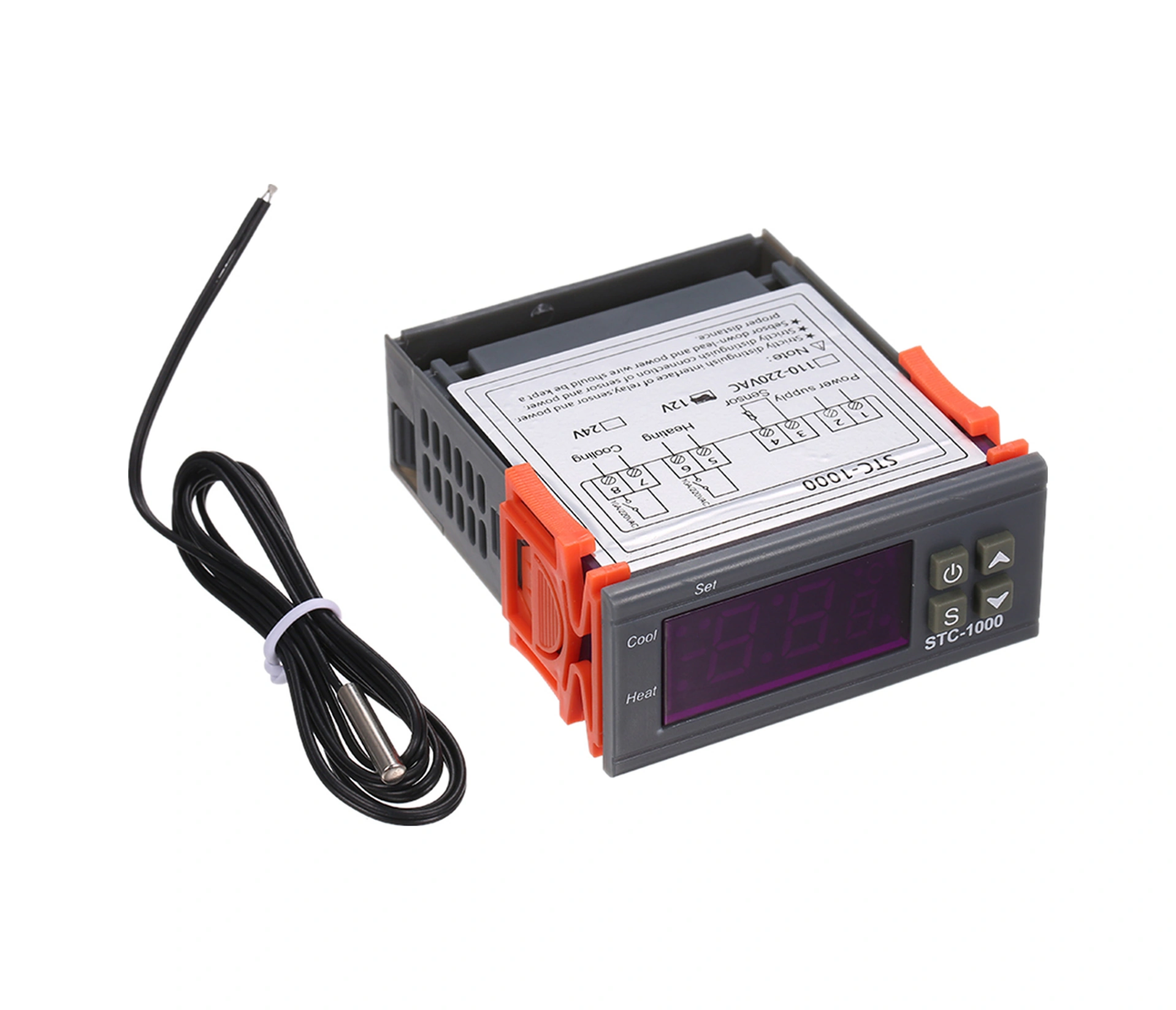 Youmex Stc-1000 Dijital Sıcaklık Kontrol Cihazı -50 C 99 C Soğutma-ısıtma Otomatik Değişim 12v Ntc Sensörlü