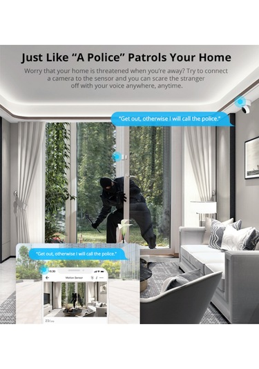 Teltree Sonoff Snzb-04p Zigbee 3.0 Akıllı Kapı/pencere Sensörü - Uygulama Bildirimleri, Akıllı Senaryo Bağlantısı, Pil Desteğiyle Zigbee Ağ Geçidi Gereklidir