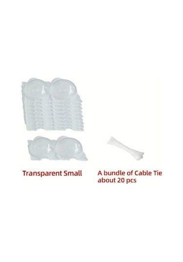 Willowhaven 10 Adet Şeffaf Kök Kutusu 20 Bağ Teli İle Bahçe Çoğaltma Topu