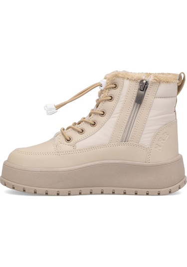 Elit Asnrt037 Kız Çocuk Düz Bot Bej Bej