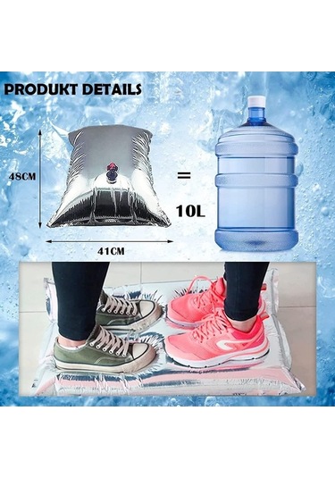 Prestigegoods Outdoor Kampçılık Piknik Yalıtımlı 5l Su Çantası Teneke Folyo Sıcak Tutar Altın