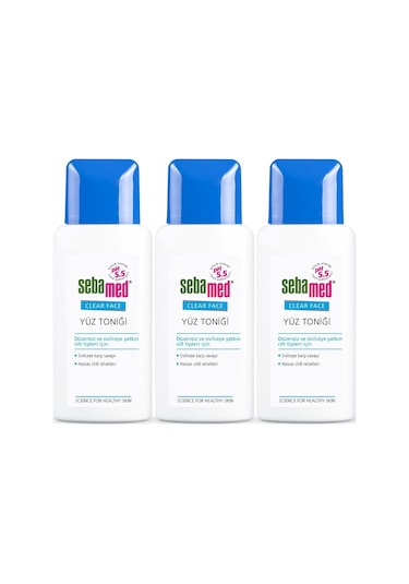Sebamed Clear Face Yüz Temizleyici Toniği 200ml 3 Lü Set