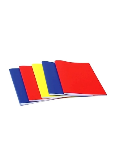 Çınar 40 Yaprak Çizgili A4 Defter Karton Kapak - 2 Adet Çok Renkli