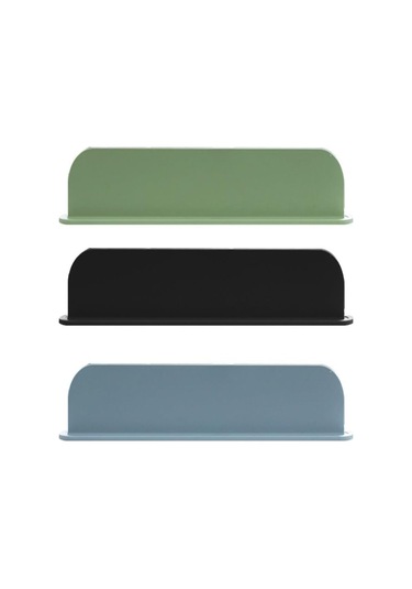 Kosona Yeşil Silikon Lavabo Su Sızıntısı Engelleyici, Mutfak/banyo Kullanıma Uygun, 49x5x8.5 Cm, Yıkama Makinesine Uygun, Kolay Temizlenir, Dayanıklı Su Bariyeri Yeşil