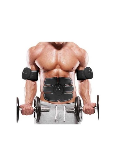 Didadodo Musclewireless Akıllı Ems Kas Eğitimi Vücut Zayıflama Geliştirme Yaması 4, Güçlü Kaslar İçin Siyah