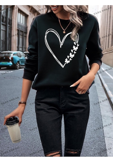 Y2k Yeni Sezon Ssweat Harajuka Kuromi Retro Kod 124-trzksw4374 Siyah