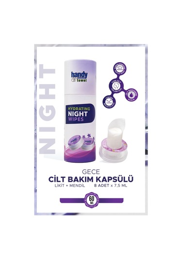 Handytowel Night Wipes 8 x 7.5 ML