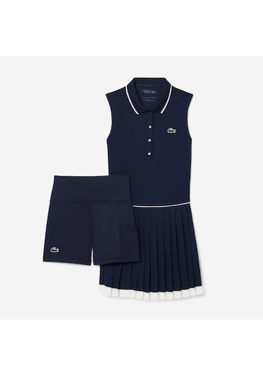 Lacoste Kadın Tenis Elbisesi Ef8582-hıd Lacivert