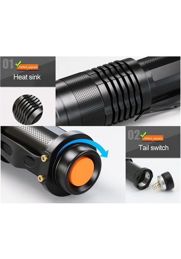 Ultra Violet Led El Feneri Blacklight Işık 395/365nm Muayene Lambası Meşale Işığı Uv Lamba Zumlanabilir 3 Modu Ultraviyole Lamba 365nm Uv Torch Siyah