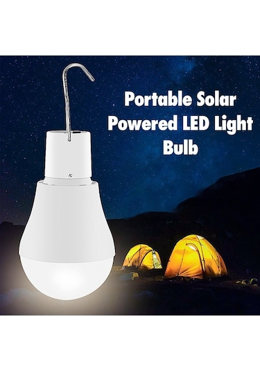 Besthome1 Gece Işıkı Güneş Enerjili Led Top Lampe - Çadır/açık Hava/acil Işık, Usb Şarjlı, Yerli