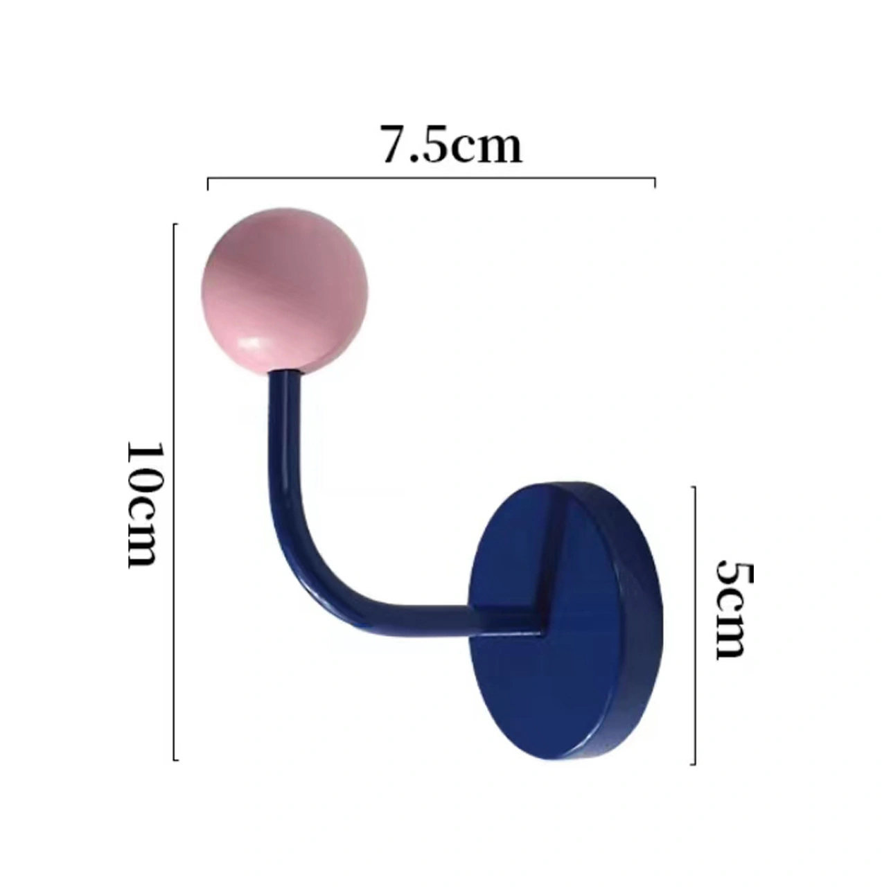 Monyee Renkli Manyetik Halı Çekmeği: Mutfak/banyo/kapı Kullanıma Uygun, Delme Yok, Güçlü Tutma, Dekoratif Mavi + Pembe