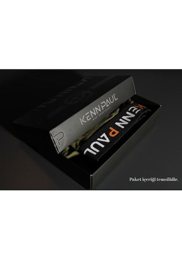 Kenn Paul Erkek Siyah Premium Modal Boxer Yumuşak Kumaş Modern Boxer Siyah
