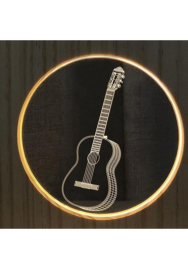 Trendooze Homyl Usb Düşük Güç Enerji Led Gece Işığı 3d Ahşap Modeli Pembe Renk Odun