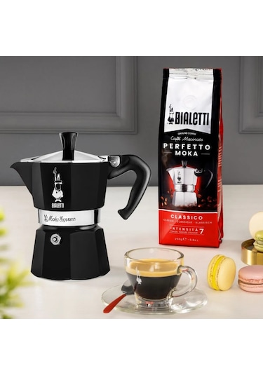 Bialetti Moka Express Siyah 6 Cup