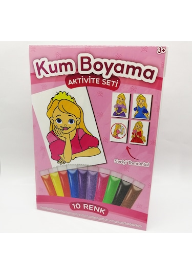 Hayalperest Prenses Kum Boyama Aktivite Seti