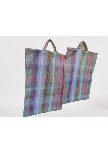 Bengi Pazar Çantası 2 Adet Döşemelik Kumaş Desenli 30 Kg Taşıma (501132518)