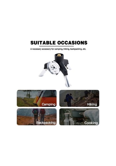 Bloomnest Yürüyüşü Tutucu Tripod Transfer Tank Siyah Silindiri Ocak Katlanabilir Kampı İçin Gaz Dağ Braketi Başlığı Sp Kullanışlı Sp Siyah Siyah