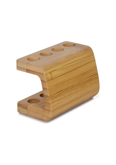 Bambu Diş Fırçası Başlığı Tutucu, Saklama, 4 Bölme Diğer