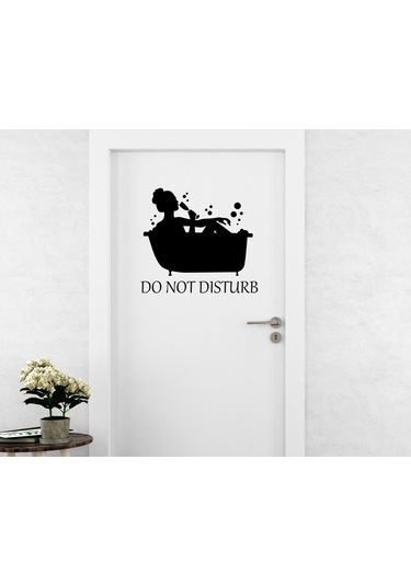 Bk Home Do Not Disturb Tasarımlı Kapı Sticker-1