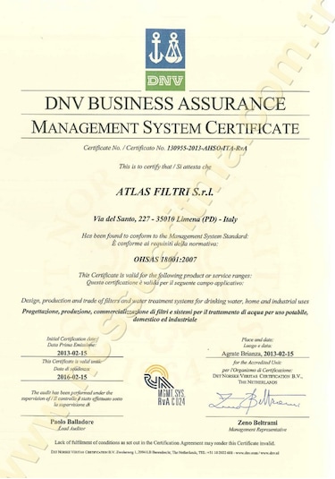 Atlas 10 İnç Kartuş Filtre için Tekli Filtre Kabı