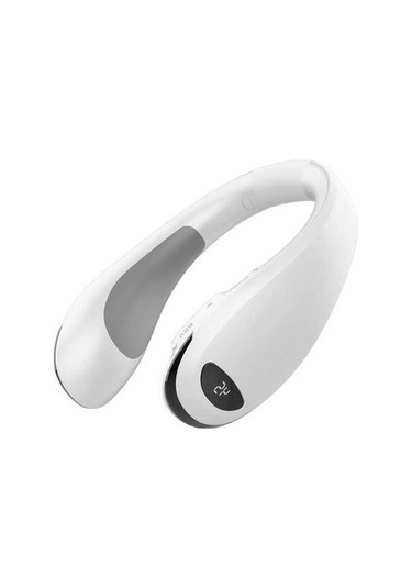 Ulzyvf Şarj Edilebilir 8000mah Boyun Isıtıcı - 3 Sıcaklık Modlu Ağrı Giderici & Powerbank Beyaz Beyaz