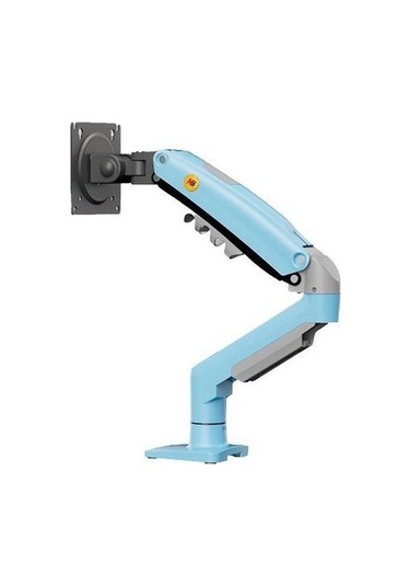 N.bayou F80-xm Amortisörlü Monitör Masa Mavi Kol