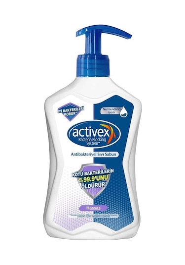 Activex Hassas Antibakteriyel Sıvı Sabun 500 ML