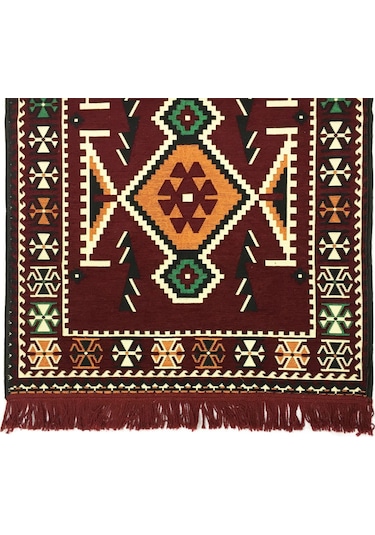 Shark Anadolu Kilim Bordo Renkli