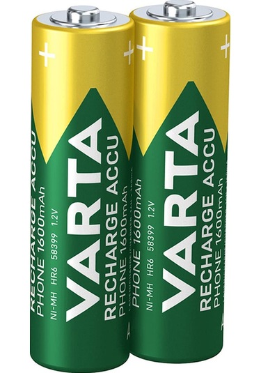 Varta T399 Nı-mh 1.2v 1600 Mah Hr6 Aa Şarjlı 2li Kalem Pil