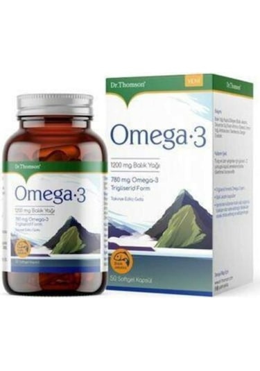 Dr.Thomson Omega-3 1200 Mg Balık Yağı 50 Kapsül