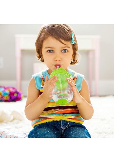 Munchkin Tıklama Kilitli Uçlu Alıştırma Bardağı 6ay+ 207 Ml Yeşi Pembe - Yeşil